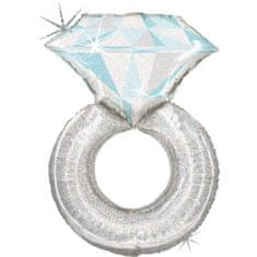 Grabo Nafukovací balónik prstienok s diamantom 97 cm