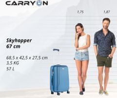 CARRY ON Stredný kufor Skyhopper Blue