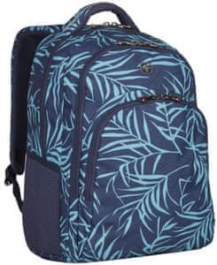 Wenger UPLOAD - 16 batoh na notebook, navy fern print (606474) 16 notebook organizér airflow polstrovanie 28 l