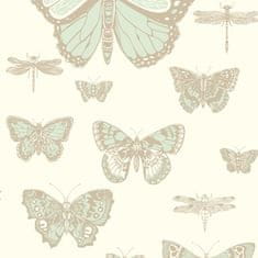 Cole & Son Tapeta BUTTERFLIES & Dragonflies 15065, kolekcia Whimsical