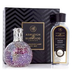 Ashleigh & Burwood Malá katalytická lampa PEARLSCENCE s vôňou FRESH LINEN 250 ml