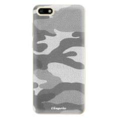 iSaprio Silikónové puzdro - Gray Camuflage 02 pre Huawei Y5 2018