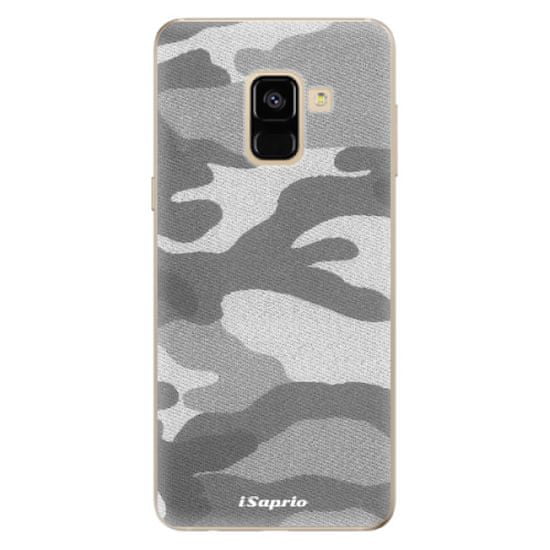 iSaprio Silikónové puzdro - Gray Camuflage 02 pre Samsung Galaxy A8 2018