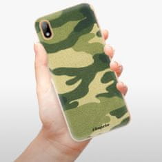 iSaprio Silikónové puzdro - Green Camuflage 01 pre Huawei Y5 2019