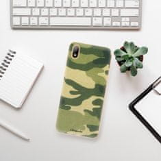 iSaprio Silikónové puzdro - Green Camuflage 01 pre Huawei Y5 2019