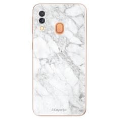 iSaprio Silikónové puzdro - SilverMarble 14 pre Samsung Galaxy A40