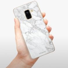 iSaprio Silikónové puzdro - SilverMarble 14 pre Samsung Galaxy A8 2018