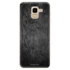 iSaprio Silikónové puzdro - Black Wood 13 pre Samsung Galaxy J6