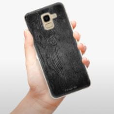 iSaprio Silikónové puzdro - Black Wood 13 pre Samsung Galaxy J6