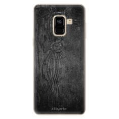 iSaprio Silikónové puzdro - Black Wood 13 pre Samsung Galaxy A8 2018