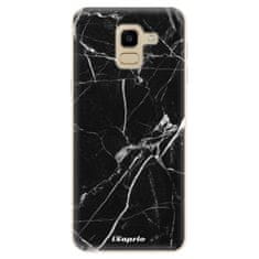 iSaprio Silikónové puzdro - Black Marble 18 pre Samsung Galaxy J6