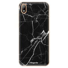 iSaprio Silikónové puzdro - Black Marble 18 pre Huawei Y5 2019