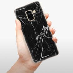 iSaprio Silikónové puzdro - Black Marble 18 pre Samsung Galaxy A8 2018