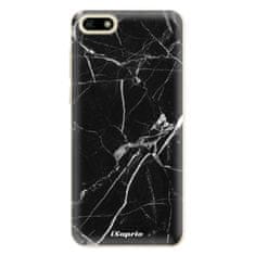 iSaprio Silikónové puzdro - Black Marble 18 pre Huawei Y5 2018