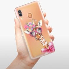 iSaprio Silikónové puzdro - Lady Giraffe pre Samsung Galaxy A40