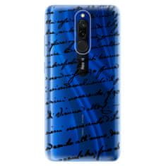 iSaprio Silikónové puzdro - Handwriting 01 - black pre Xiaomi Redmi 8