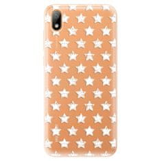 iSaprio Silikónové puzdro - Stars Pattern - white pre Huawei Y5 2019