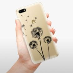 iSaprio Silikónové puzdro - Three Dandelions - black pre Huawei Y5 2018