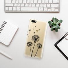 iSaprio Silikónové puzdro - Three Dandelions - black pre Huawei Y5 2018