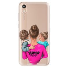 iSaprio Silikónové puzdro - Super Mama - Boy and Girl pre Honor 8S