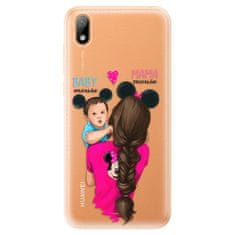 iSaprio Silikónové puzdro - Mama Mouse Brunette and Boy pre Huawei Y5 2019