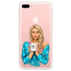 iSaprio Silikónové puzdro - Coffe Now - Blond pre Apple iPhone 7 Plus / 8 Plus