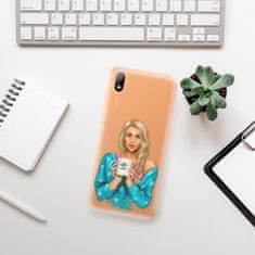 iSaprio Silikónové puzdro - Coffe Now - Blond pre Huawei Y5 2019