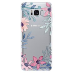 iSaprio Silikónové puzdro - Leaves and Flowers pre Samsung Galaxy S8