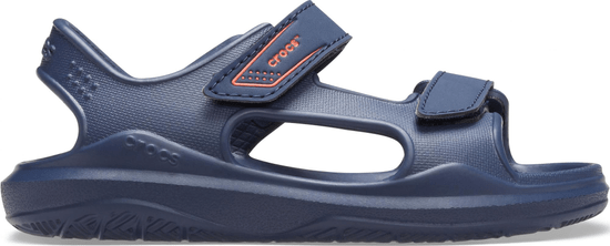 Crocs chlapčenské sandále Swiftwater Expedition K Navy/Navy 206267-463