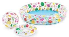 Intex 59460 Fruity set (bazén + lopta + kruh)