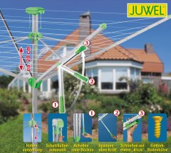 Juwel sušiak na bielizeň JUWEL NOVAPLUS 600 LIFT