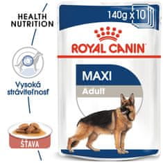 Royal Canin kapsička Maxi Adult 10 x 140 g