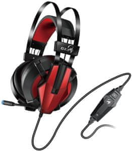 Genius GX Gaming HS-G710V nastaviteľná čelenka USB jack over ear konštrukcia pasívne potlačenie okolitého zvuku