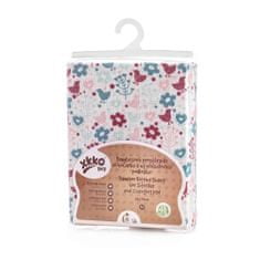 XKKO BMB Prestieradlo 120x60 - Flowers & Birds For Girls