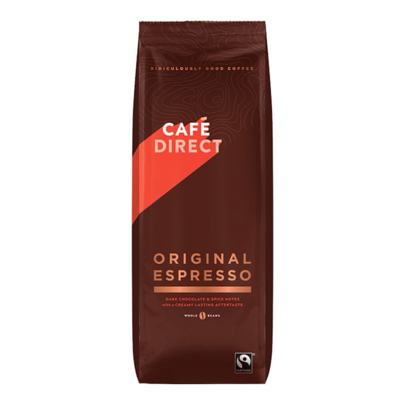 Cafédirect Espresso zrnková káva 1 kg