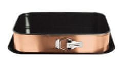 Berlingerhaus Forma s nepriľnavým povrchom 2v1 Rosegold Metallic Line 39x27x7, 5cm BH-6474