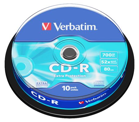 CD-R Verbatim, vysoká kapacita, optické disky, dlhá životnosť, veľké balenie