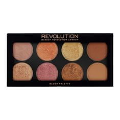 Makeup Revolution Paletka tváreniek Golden Sugar II (Palette Golden Sugar 2 Rose Gold) 13 g