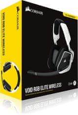 Corsair Void RGB Elite Wireless, biela (CA-9011202-EU)