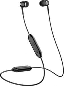 minimalistické Bluetooth 5.0 bezdrôtové slúchadlá Sennheiser CX 150BT aac sbc kodeky hifi zvuk silné basy čistá hudba spárovanie s 2 prístrojmi naraz vysokokapacitná batérie 10h prevádzky rýchle nabíjanie mikrofón pre handsfree