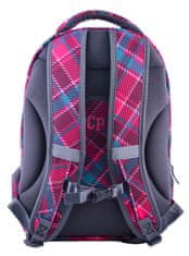 CoolPack Školský batoh College Cranberry Check