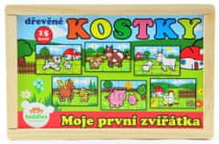 Teddies Kocky kubus Moje prvé zvieratká