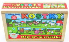 Teddies Kocky kubus Moje prvé zvieratká