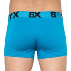 Styx Pánske boxerky športová guma nadrozmer svetlo modré (R969) - veľkosť 4XL