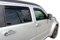 HEKO Deflektory / ofuky okien pre Dodge Nitro 5D 2007-2012 4ks predne+zadne