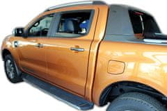 HEKO Deflektory / ofuky okien pre Ford Ranger 4D 2012-2016 4ks predne+zadne