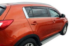 HEKO Deflektory / ofuky okien pre Kia Sportage III 5D 2010-2015 4ks predne+zadne