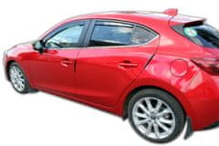 HEKO Deflektory / ofuky okien pre Mazda 3 III 4/5D SEDAN/HTB 2013-2018 4ks predne+zadne