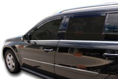 HEKO Deflektory / ofuky okien pre Mercedes-Benz GL X164 5D 2007-2013 4ks predne+zadne