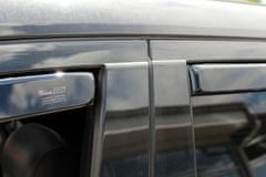 HEKO Deflektory / ofuky okien pre Mercedes-Benz GL X164 5D 2007-2013 4ks predne+zadne